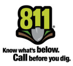 Call 811 before you dig.