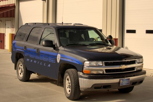 Manilla Police Department SUV